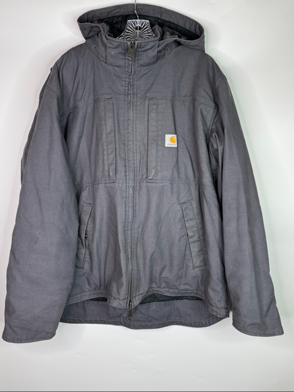 Carhartt 102207 029 Gray Full Swing Cryder Jacket Size XL